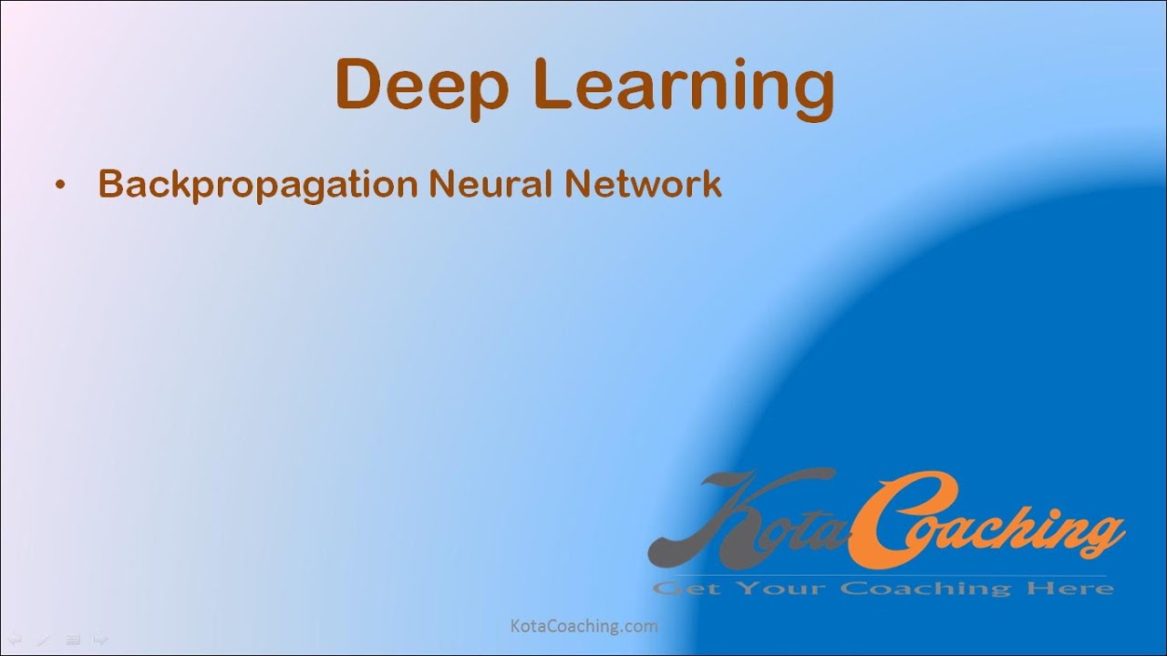 Backpropagation Neural Network in Hindi | Deep Learning - YouTube