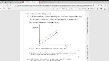 Edexcel iGCSE Physics June 2019 Paper 1 Q5 workthrough