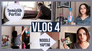 Noodle Yaptım, Temizlik Zamanı Vlog 4