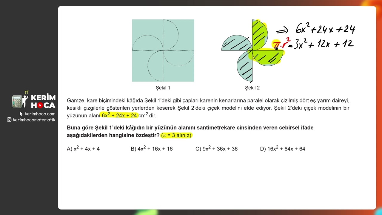 おまとめページ㉕㉖32点P29B3♡（10/28までお取り置き可能です♡） LGS Algebraic Expressions and Identities MEB Question 05/16/2026
