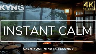 Calming LOfi Atmosphere, Peaceful Ambience w/ Fireplace, Thunderstorm, Rain [NEW [HQ] LOfi]