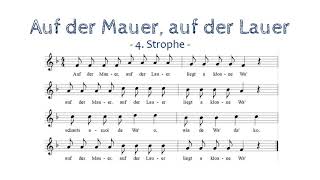 Auf der Mauer, auf der Lauer (Karaoke)