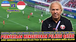 🔴PERNYATAAN MENGEJUTKAN QATAR ~JELANG LAGA SEMI FINAL INDONESIA VS UZBEKISTAN QATAR BEBERKAN HAL INI