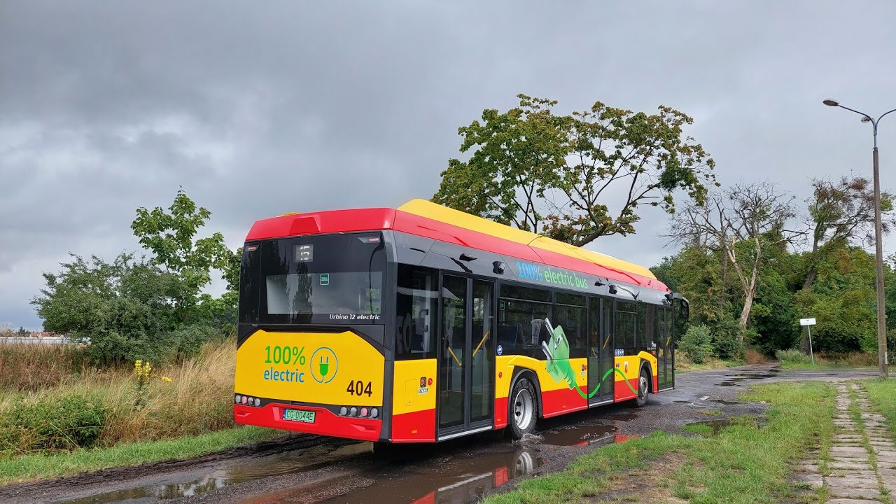 MZK Grudziądz - Linia: 15 - Kierunek: Lipowa/Szkoła - Solaris Urbino 12 IV FL electric #404