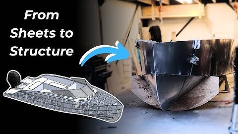 See how this lightweight  hull is built and welded | Aluminium Speedboat Design