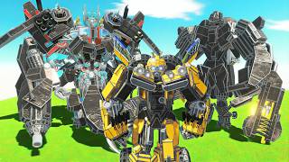 I SHOULDN'T Have Downloaded These TRANSFORMERS... in Animal Revolt Battle Simulator