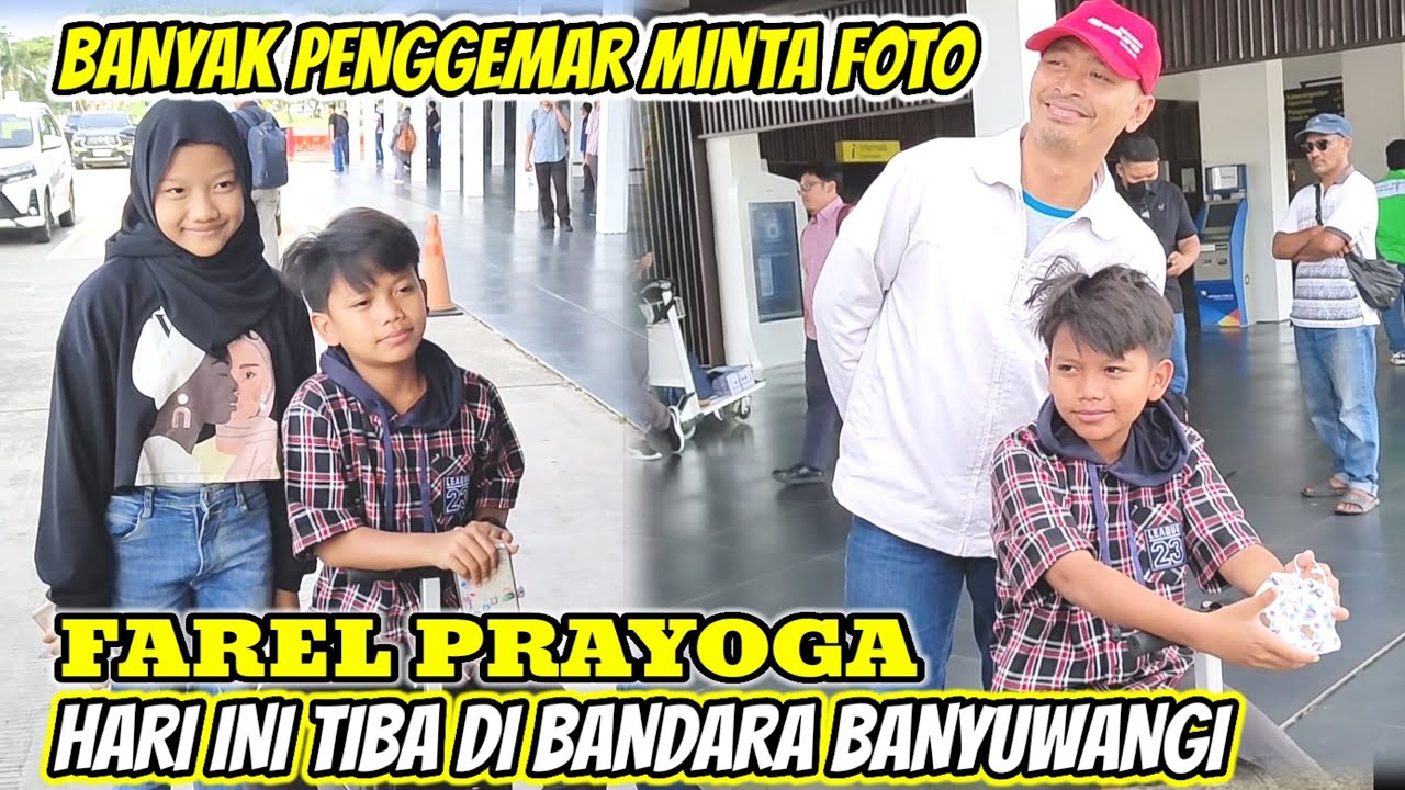 BANYAK FANS‼️FAREL PRAYOGA TIBA DI BANYUWANGI BANYAK FANS MINTA FOTO