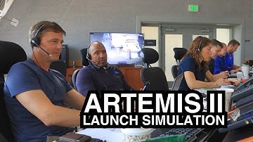 NASA Completes Launch Simulation for Artemis II Moon Mission