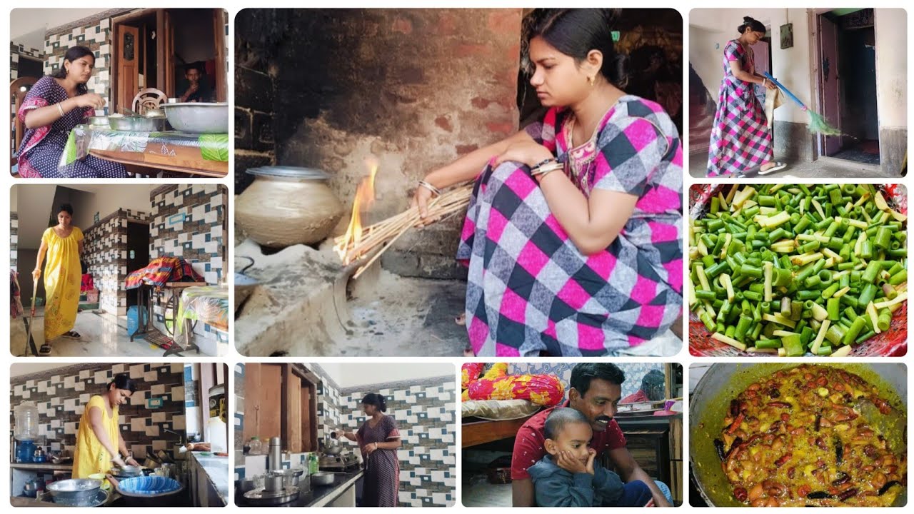 শাশুড়ী মা বাড়িতে নেই এদিকে আমার শরীর খারাপ আঙুলে ব্যথা নিয়ে একা হাতে সব কাজ করলাম।😞#dailyvlog 