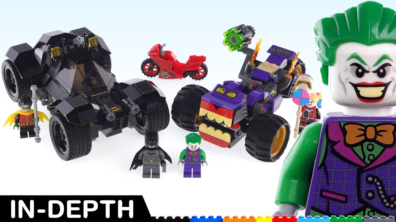 LEGO DC Batman Joker's Trike Chase 76159 Batmobile Building Toy with Action  Minifigures (440 Pieces) 