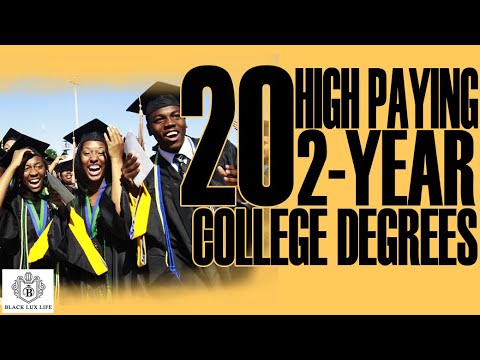 Black Excellist:  20 High Paying 2-Year College Degrees