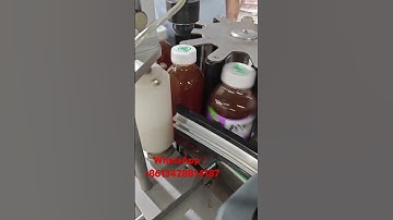 #Juiceroundbottle labeling machine, automatic labeling machine, high-speed labeling machine.