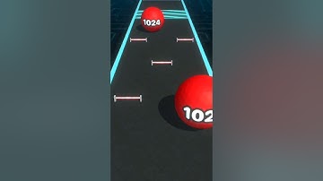 Ball Run 2048 All levels gameplay walktrough android