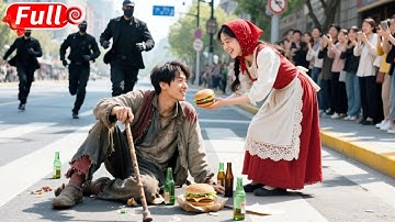 以為他殘疾流浪街頭，女乞丐把唯一漢堡給他，沒想到他竟是千億總裁！總裁瞬間紅眼，娶她回豪宅寵翻天！#短劇 #爽劇 #甜劇 #愛情劇 #drama