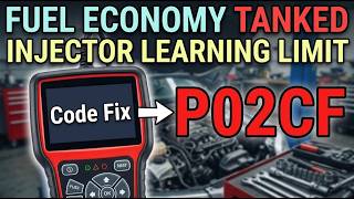 What Is P02CF Obd2 Error Code - Cylinder 2 Injector Learning Maximum Limit