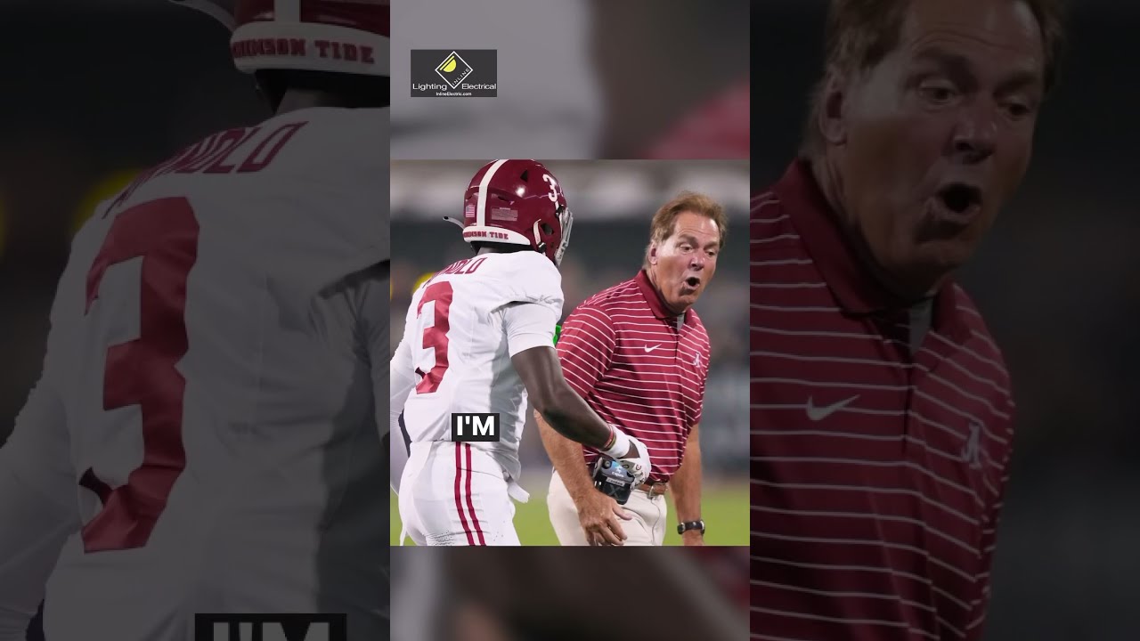 Nick Saban On The Bond Between Terrion Arnold And Miss Terry