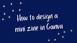 How to design mini zines in Canva