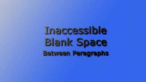 Accessible vs. Inaccessible -  Can you Hear the Difference? (2.7.17)