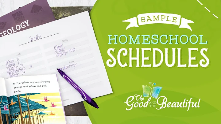 Sample Homeschool Schedules | The Good and the Beautiful