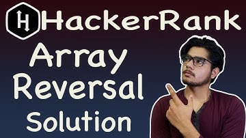 Array reversal hackerrank solution in c | How to reverse an array | Reverse Array in C | Hindi