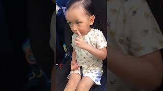 This toddler fell while playing shorts