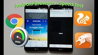 Fasted Android Browser 2018! Chrome VS UC Browser VS CM Browser - Part 2 screenshot 5