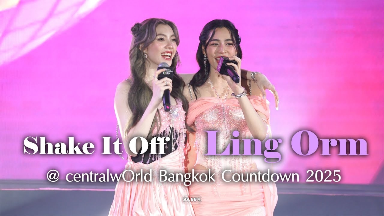 [4K] LingOrm - Shake It Off @ centralwOrld Bangkok Countdown 2025