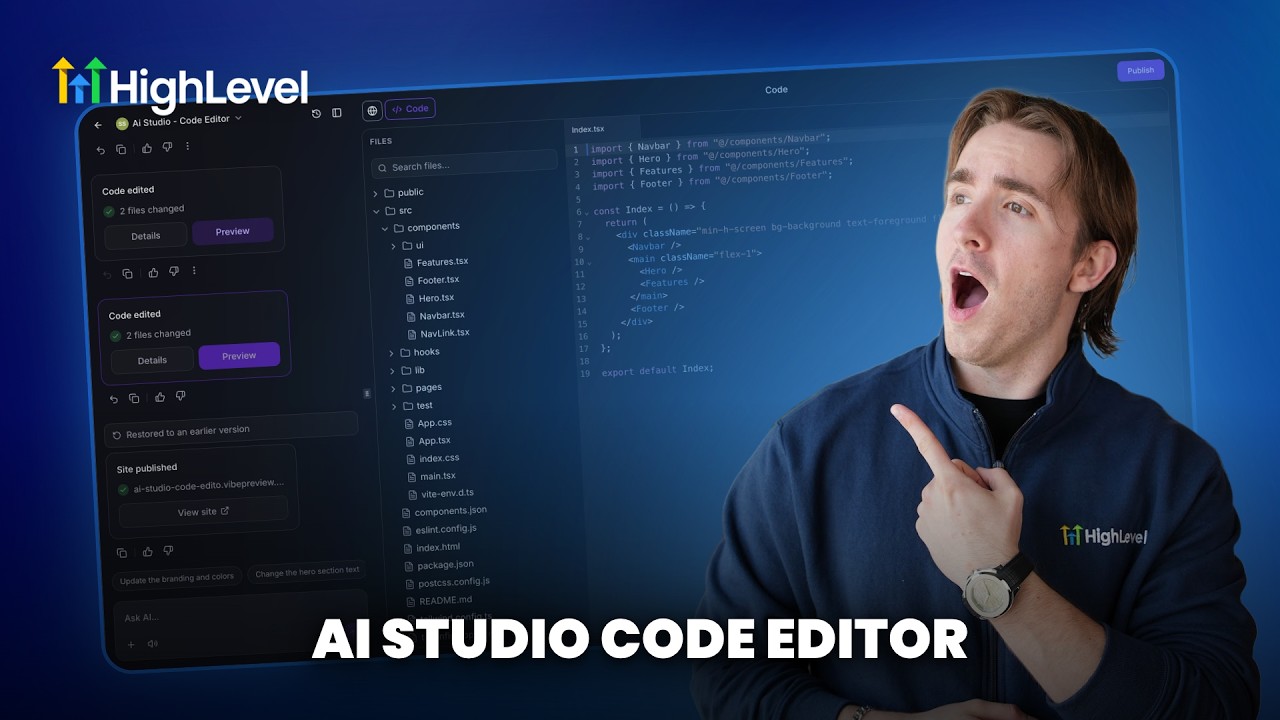 How To Make Manual Code Edits in HighLevel's Vibe Code Editor