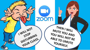 How to stop participants from unmuting themselves on Zoom.