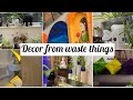 Easy home decor ideas with waste materials  10 diys in 1