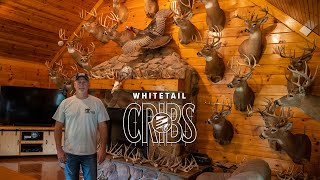 Whitetail Cribs: Log Cabin Home filled with Drop tine Bucks and Giant Mid-West Whitetails