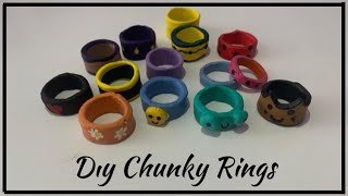 DIY CHUNKY RINGS