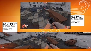 Tripple Monitor "Eyefinity" Comparison - Team Fortress 2