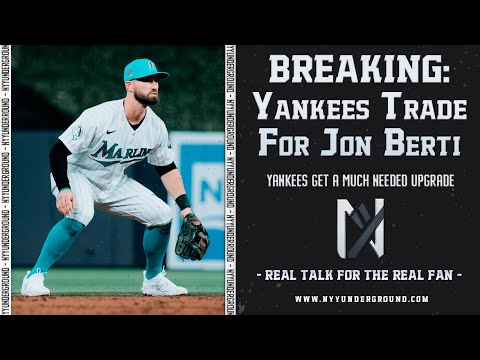 BREAKING NEWS: Yankees Trade for Jon Berti