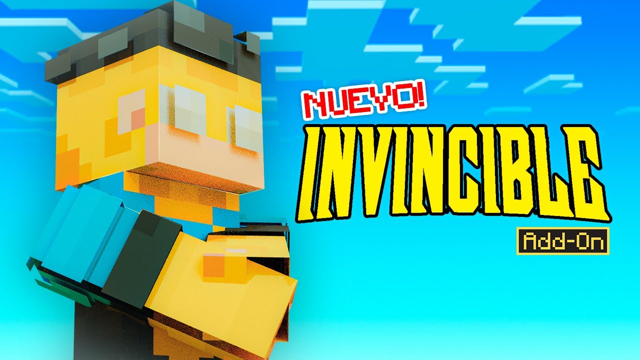 EL MEJOR ADDON de INVENCIBLE para MINECRAFT BEDROCK 1.21