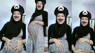 BUMIL LIVE |||Bumil hijab?? perut besar 9 bulan