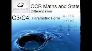 A2 Differentiation -  The Parametric form
