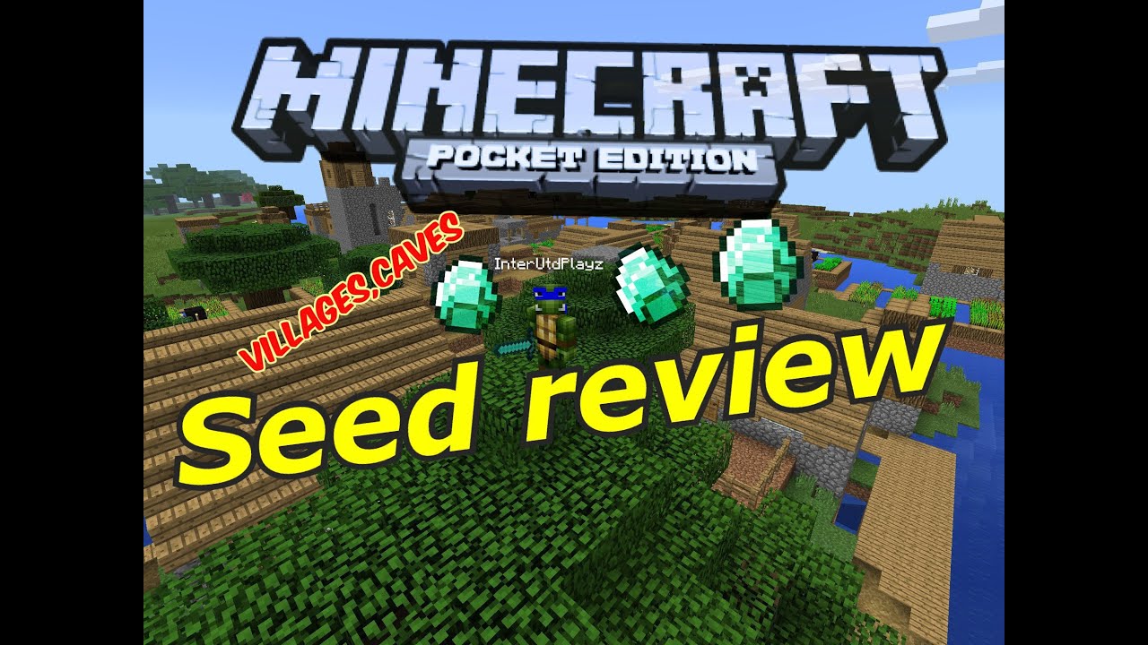 MINECRAFT Pocket edition-Seed review - YouTube