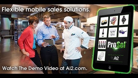 iPad Sales App | Mobile SFA Order Management | ProSel from Ai2