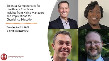 Essential Competencies for Healthcare Chaplains: Insights from Hiring Managers