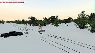 Railfan Railcam Stream: Relaxing Run8 train simulator on Railcam with white noise ASMR