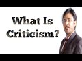 What is Criticism? in Urdu/Hindi by Muhammad Waseem