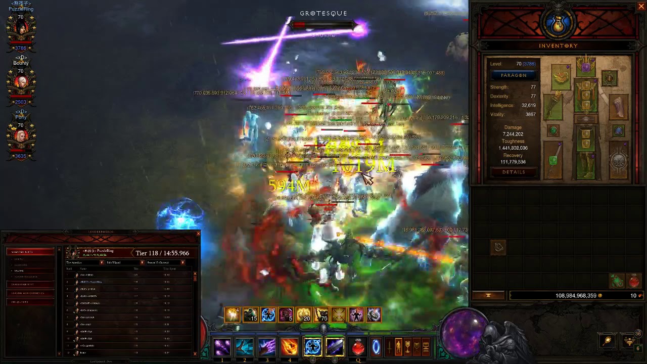 Diablo 3 Season 15 GR 133 3 man clear