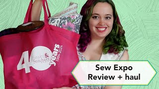 Attending SewExpo's 40th Anniversary + fabric haul | Fabric and vintage sewing pattern haul