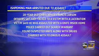 Ishpeming man arrested for Felonious Assault in Marquette