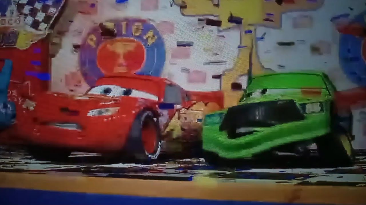 Cars (2006) Lightning Mcqueen & Chick Hicks Scenes - YouTube