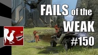 Fails Of The Weak Ep. 150 - Funny Halo 4 Bloopers And Screw Ups Rooster Teeth
