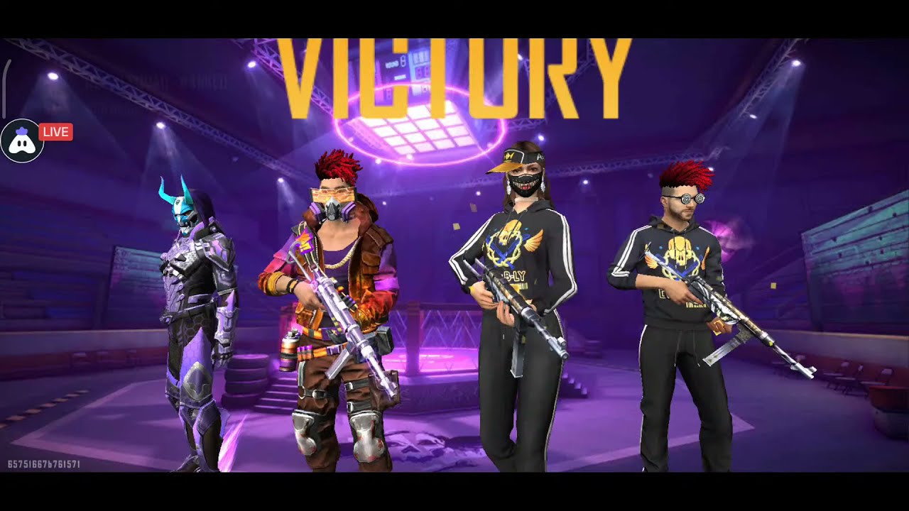 Free Fire Live Factory Challenge squad vs squad Must watch Gameplay -Garena Free Fire