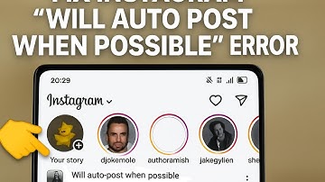 Fix Instagram “Will Auto Post When Possible” Error | Instagram Post Not Uploading Problem Solved