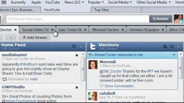 How to use Twitter and Facebook with the Hootsuite Dashboard